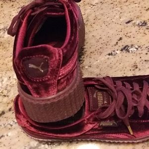 Puma Women’s Burgundy Fenty Sneakers